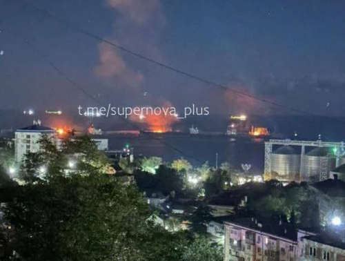 Загорівся корабель і не тільки: подробиці атаки СБУ на порт в Туапсе